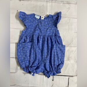 Carter's Blue Floral Romper